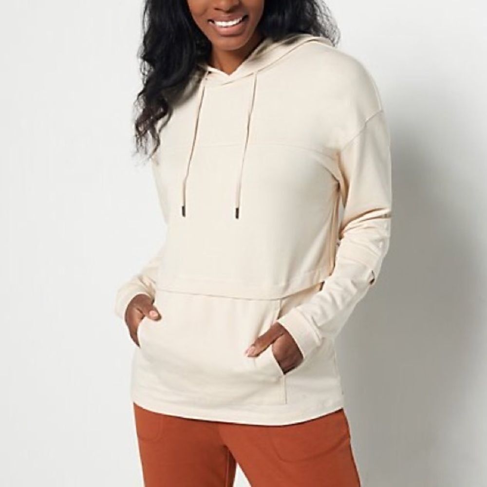 zuda Z-Knit Hooded Pullover Sweater